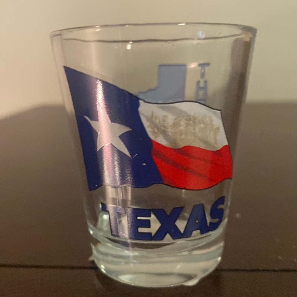 Brand New Dallas Texas State Flag Shot Glass